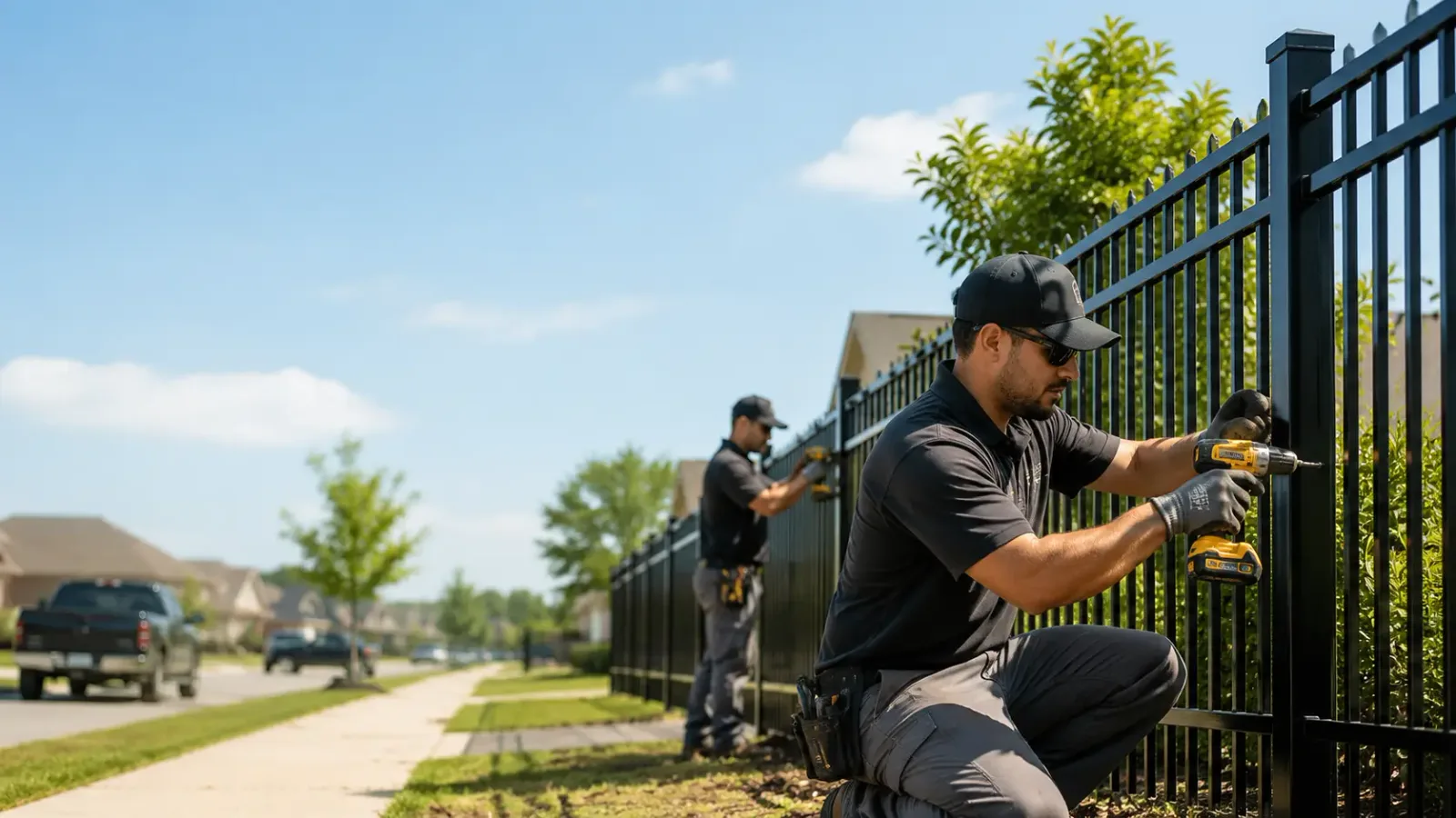 Metal Fence Installation in Clover, VA